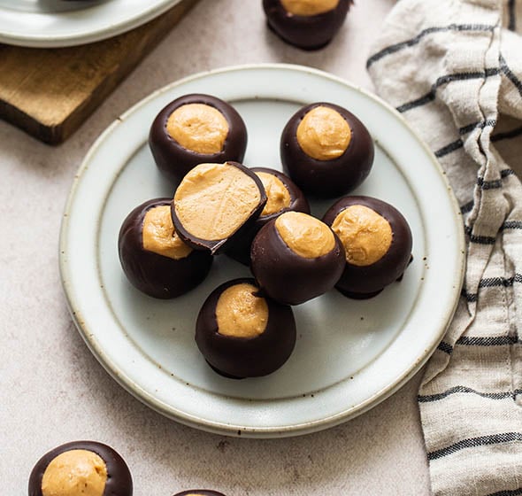 Vegan Buckeye Balls vs. Classic: Healthier No-Bake Peanut Butter Treats